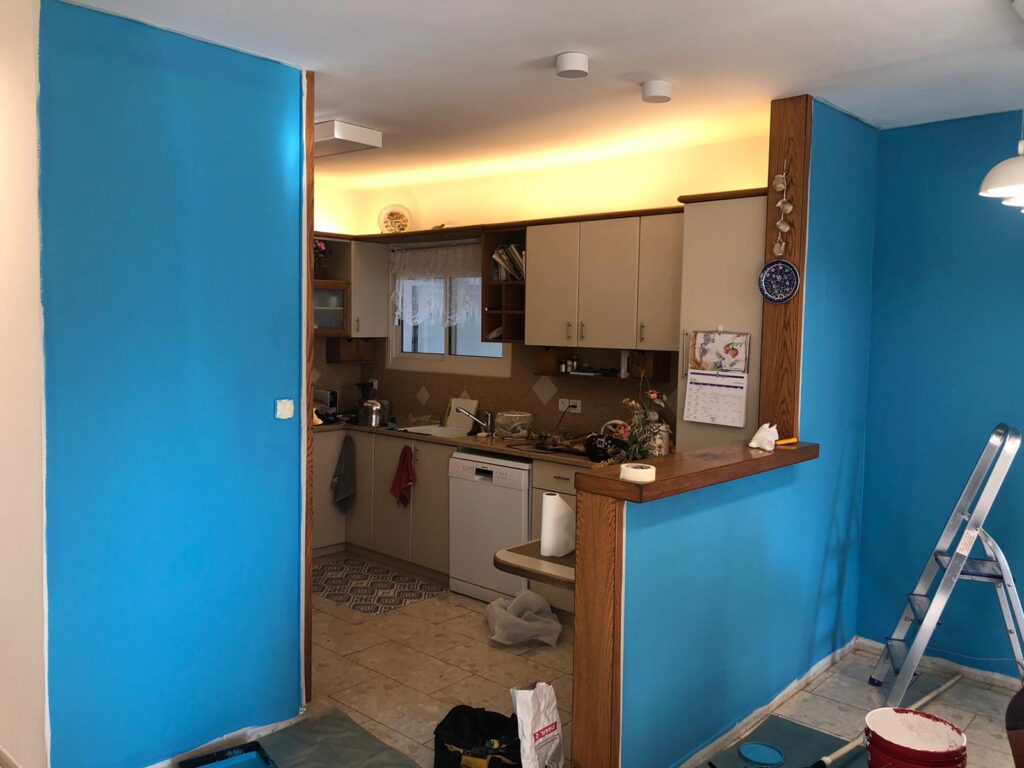 צביעת דירה לפני מעבר בקרית אתא